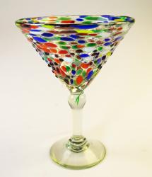 Mexican Margarita Martinit Glass pebble confett 14oz