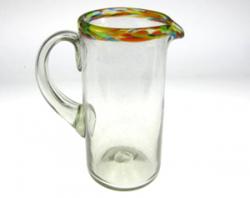 margarita juice pitcher confetti rim made in Mexico