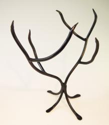 Glass Heart display stand thorn design for hand-blown glass hearts 6 to 7 inches